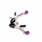 OEMHot Selling Adults Sex Toys Couples Handcuffs Nipple Clamps Whip Spanking Sex Metal Anal Plug Vibrator Exotic Bed Bondage Set - 图片 6