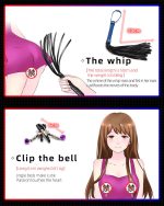 OEM Female Toy Set Seven-Piece Nurse Plush Sex Toys Adult Collar Handcuffs Leather Whip for Bondage Gear - 图片 6