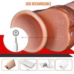 Electric Moving Heating Dildo Remote Control Realistic Lifelike Automatic Thrusting Rotating Wireless Clitoris Dildo Vibrator - 图片 6