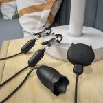 OEM Wholesale Vibrating Egg Charging Metal Nipples Clamps Clitoris Clips Labia Vibrator Breast Massage Female Masturbation - 图片 6