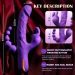Silicone Anal Bead Massager 10 Speed Women Clitoral Suck Vibration G Spot Clitoris Female Sucking Rabbit Vibrator - 图片 6