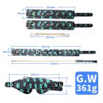 OEM 3pcs Bdsm Restraint Set Pu Leather Handcuffs Whip Mouth Gag Ball Furry Whip Sm Bondage Kit Adult Sex Toys for Men and Woman - 图片 6