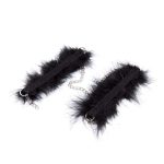 OEM Wholesale Adults BDSM Alternative Toys Handcuffs with Golden Chain Feather Bondage Gear for Couples Nopty Restraint Shackles - 图片 6