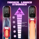 IPX7 Automatic Male Masturbator Vibrating Penis Extender Pump Electric Vacuum Suction Men Penis Enlargement Pump Adults Sex Toys - 图片 6