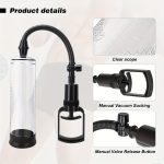 Manual Vacuum Penis Enlarger Penis Vacuum Pump Male Trainer Male Sex Toys for Penis Enlargement and Erection Improvement - 图片 6