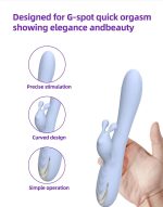 Wholesale Factory Women Masturbation Clitoris Vibrator G-Spot Dildo Rabbit Vibrator for Women - 图片 6