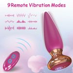 Anal Plug Vibrators Wholesale 9 Patterns Vibrating G Spot Stimulator Long Distance App Anal Vibrators for Men - 图片 6