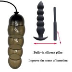 Anal Pumping Toy Silicone Inflatable Dildo Butt Plug With Pump Ass Plug Expand Dildo Air-Filled Inflatable Anal Plug - 图片 6