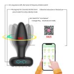 APP Control Male Anal Plug 10 Vibration Modes Anal Sex Toy Prostate Massager Vibrador Anal for Men Thrusting - 图片 6