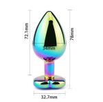 Colorful Anal Plug Crystal Jewelry for Couples Expansion Sm Products Women Plug Anal Metal Butt Plug Sex Toys - 图片 6