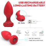 Vibrating Butt Plug Rechargeable Anal Vibrator With Remote Control 10 Vibration Modes Waterproof Anal Sex Toys for Men - 图片 6
