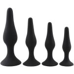 4pcs Silicone Anal Plug Set Male Prostate Massager Anal Butt Plug Set for Female Adult Erotic Toy Anal - 图片 6