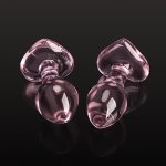 Pink Heart Shaped Masturbation Anal Glass Rod Massage Stick Supplies Female G-spot Female Adult Sexy Toys - 图片 6