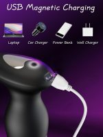 Thrusting Dildo Anal Vibrator Telescopic Vibrating Prostate Massager Butt Plug Anal Man Penis Cock Ring Adult Sex Toys Vibrator - 图片 6