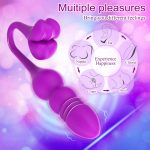 Anal Plug Vibrator Butt Plug Anal Dildo for Men Women Prostate Massager Anal Vibrator Thrusting & Vibrating Modes Sex Toys - 图片 6