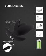 Adult Sex Anal Toys Rechargeable 10 Vibration Frequency Plug Anal Opening Butt Flower Shape Anal Plug Prostate Massager - 图片 6