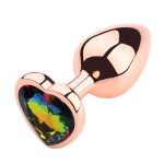 OEM Rose Gold Heart-shaped Metal Anale Plug Sex Toys Anal Butt Plug for Man and Woman Adult Factory Wholesale - 图片 6