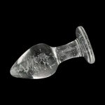 Glowing Luminous Vaginal Plug Anal Dilator Trainer Sex Toys Transparent Crystal Glass Butt Plug for Women Male Masturbation Toys - 图片 6