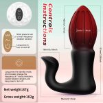 OEM Dual Motors Vibrating Anal Plug Prostate Massager Clitoral G Spot Stimulator Remote Anal Toys Butt Plug Vibrators - 图片 6