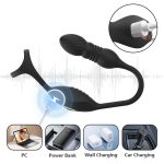 OEM 3 in 1 Thrusting Anal Beads Remote Control Anal Butt Plug Adult Toys Vibrator for Men Couple Pleasure Anal Plug Male Sex Toy - 图片 6