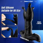 OEM Remote Control Tension Shock Flapping Thrusting Vibrating Male Vibrator Anal Extender Trainer Prostate Massager - 图片 6