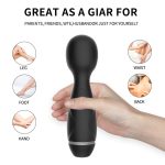 Usb Magnetic Charging Portable Av Stick Vibrators Sucking Wand Massager Adult Sex Toys for Women - 图片 6