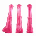 Transparent Realistic Clear Soft Flexible TPE Dildo Wholesale Adult Sex Toys for Women Beginners - 图片 6