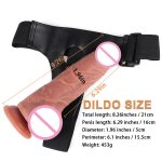 Wearable Dildo Female Masturbation Adult Sex Products Simulation Dildo Strap-on Dildo Harness Realistic Vibrating - 图片 6