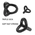 Factory Price Toy Sex for Men Cock Ring Penis Ring Stretchy Harder Stronger Erection Cock Ring - 图片 6