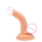 Mini Curved Penis Suction Cup Ultra-small Soft Mini Simulation Small Penis Anal Plug - 图片 6