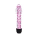Wholesale Price Crystal Soft Silicone Vibrating Spiny Single Frequency Long Dildo Vibrator for Female - 图片 6