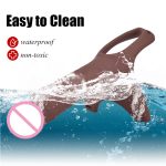 Silicone Dildo Hollow Wearing Leather Pants Men's Penis Enlargement and Thickening Masturbation Device Sex Toys Manufacturers - 图片 6