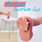 8.66 Inch Realistic Brown Dildo Feels Like Skin Silicone Penis With Strong Suction Cup Gay Dildo Anal Dildo Sex Toys for Couples - 图片 6