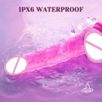 Lifelike Remote Control Warming Moving Realistic Silicone Dildo Heating Function Automatic Thrusting Dildo Vibrator for Women - 图片 6