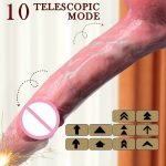 Realistic Dildo Vibrator Lifelike Liquid Silicone Remote Control Strong Suction Cup Adult Couple's Sex Toy - 图片 6