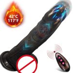 Remote Thrusting Vibrator Liquid Silicone Dildo Artificial Penis Realistic Dildo Sex Toy for Woman Lifelike Silicone Dildo - 图片 6