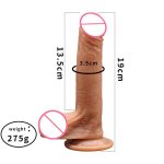 Wholesale Price RealisticFemale Masturbator Artificial Rubber Penis Penis Dildo Vibrator Woman Sex Toys Dildos - 图片 6