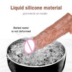 Hot Selling Realistic Masturbation Dildo Sleeve Reusable Soft Silicone Extended Condoms for Men Adult Sex Toys - 图片 6