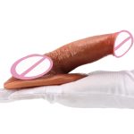 New Style Soft Realistic Silicone Dildo Soft Liquid Silicone Simulation Phallus Female Masturbator - 图片 6