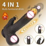 Sex Toy Remote Control Silicone Dildo Strong Suction Cup Realistic Thrusting Dildo Vibrator for Women - 图片 6