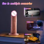 OEM Customized Telescope Dildo with Suction Cup Sex Toys Dildo for Women - 图片 6