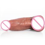 Extra Large Real Skin Dildo for Women's Masturbation PVC Liquid Silicone TPE Sex Toy - 图片 6