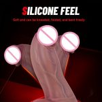 OEM High Quality Female Masturbator Soft Silicone Realistic Dildo Vibrator for Women - 图片 6