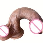 OEM Wholesale Flesh Telescopic Realistic Dildo Vibrator for Women Masturbator Huge Penis With Suction Cup Sex Toys for Couple - 图片 6