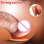 OEM Real Dildo Mushroom Head Realistic Big Dildo Vibrator Sex Toy for Women Vibrator and True Feel Penis Vibrator - 图片 6