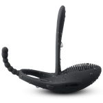 Men Sex Toy Penis Ring Silicone Double Cock Ring Vibrating Cock Ring Sex Products Massager Inflatable Anal Plug for Men - 图片 6