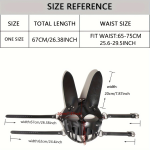 OEM Wholesale Sexy Punk Halloween Leather Face Mask Harness for Adult Play Bondage Gear - 图片 7