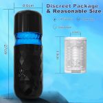 Diamond-Shaped Design Black Rotation Thrusting Automatic Electronic Masturbator Cup Male Masturbation for Man - 图片 7