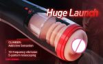 Hands Free Electric Magnetic Automatic Thrusting Male Masturbator Interactive Woman Moan Men Masturbation Cup - 图片 7