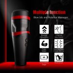 Male Masturbation Aircraft Cup Sex Product With Sexy Female Voice Hands Free 7 Intensive Thrusting Modes Masturbator Cup - 图片 7